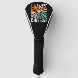 De toekomst is inclusief Rainbow Pride Trans-recht Golfheadcover