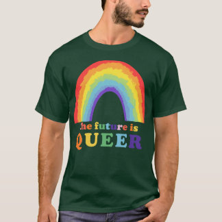 De toekomst is queer t gay pride gay t lesbisch p t-shirt