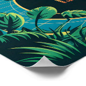 De toekomst is rooskleurig - Solarpunk Poster (Hoek)