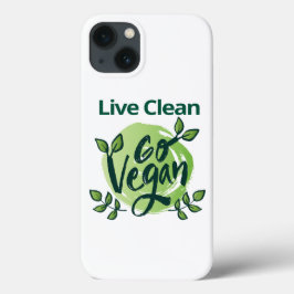 De toekomst is vegan design iPhone 13 hoesje