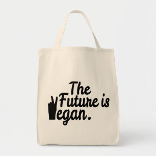 DE TOEKOMST IS VEGAN. TOTE BAG