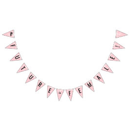 De toekomst is Vrouw Bunting Banner