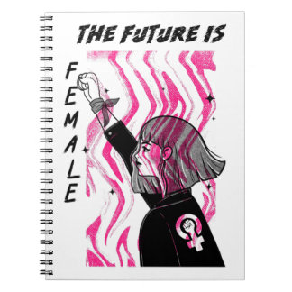 De toekomst is Vrouw Feministische Gelijkheid Notitieboek