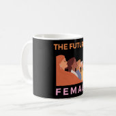 De toekomst is Vrouw Koffiemok (Voorkant links)