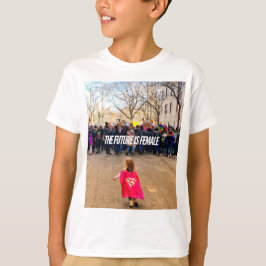 de toekomst is vrouw t-shirt