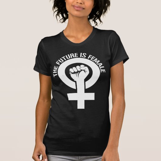 DE TOEKOMST IS VROUW T-SHIRT (Voorkant)