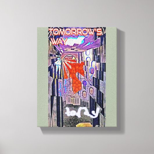 De toekomst van de toekomst van de toekomst canvas afdruk (Voorkant)