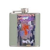 De toekomst van de toekomst van de toekomst heupfles (Voorkant)