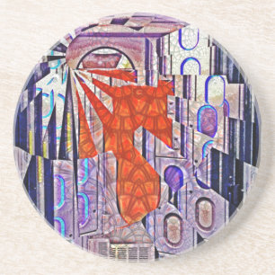 De toekomst van de toekomst van de toekomst zandsteen onderzetter