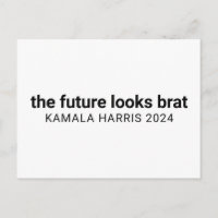 De toekomst ziet er brat kamala harris 2024 wit ui