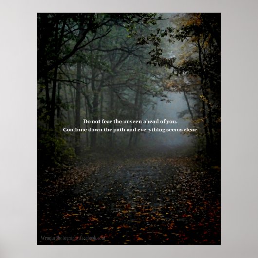 de toekomst zonder zicht poster (Voorkant)