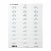 De toekomstige meneer en mevrouw Save The Date ret Etiket (Full Sheet)