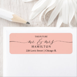De toekomstige meneer en mevrouw Save The Date ret Etiket