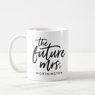 De toekomstige mevrouw (Jouw naam-te-zijn) Koffiemok