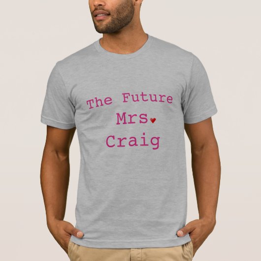 De toekomstige mevrouw t-shirt (Voorkant)