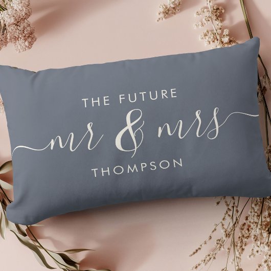 De Toekomstige Mijnheer en Mevrouw Elegant Schrift Kussen