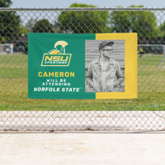 De toekomstige Spartans van NSU Afstuderen Spandoek