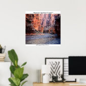 De toeristen die door gecreeerde aankomst worden g poster (Thuiskantoor)