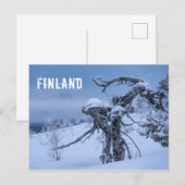 De toeristenbriefkaart van Finland Briefkaart (Voorkant / Achterkant)