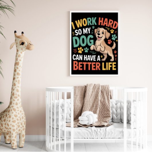 De toewijding van het betere leven van de hond poster