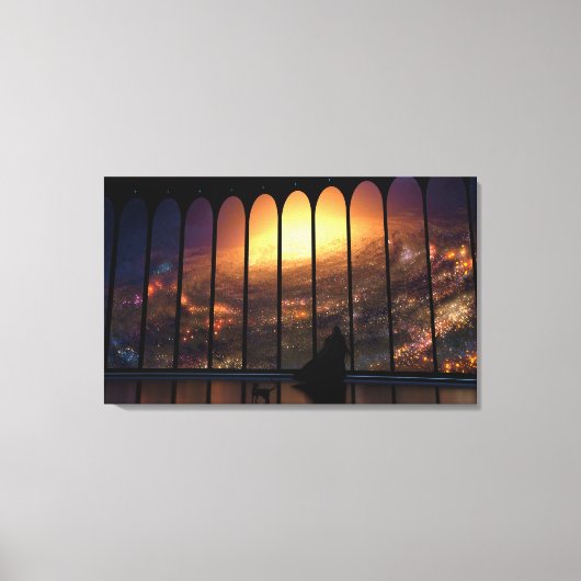 De toezichthouder (2014) canvas afdruk (Voorkant)