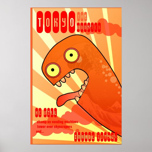 De Tokyo Monster Poster (Voorkant)