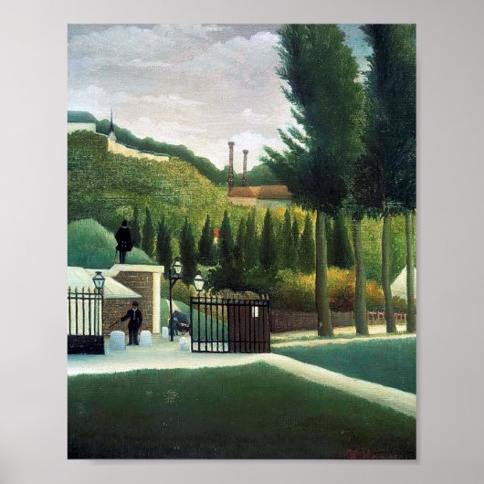 De tol van Henri Rousseau Poster (Voorkant)