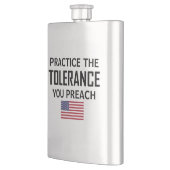 De tolerantie die u predikt, oefenen heupfles (Links)