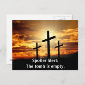 De Tomb is leeg Briefkaart (Voorkant / Achterkant)