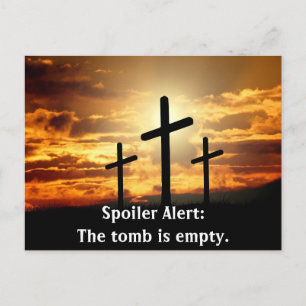 De Tomb is leeg Briefkaart