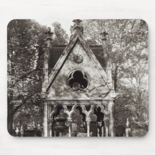 De Tomb van Abelard en Heloise, gebouwd in 1817 Muismat