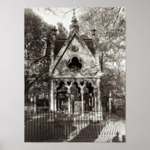 De Tomb van Abelard en Heloise, gebouwd in 1817 Poster