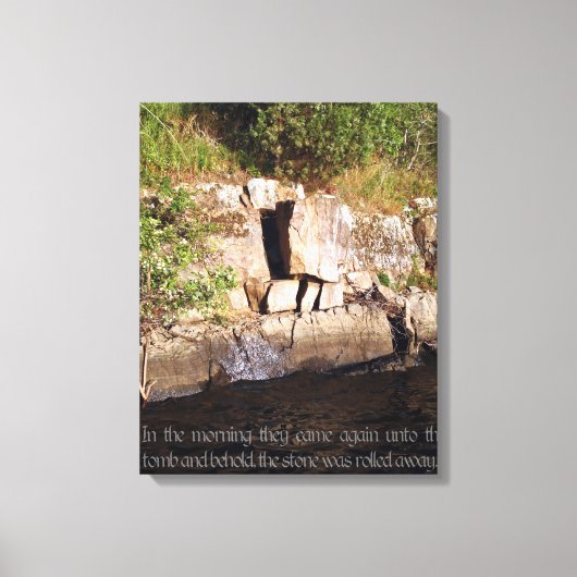 De tomb van Jezus Canvas Afdruk (Voorkant)