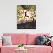 De tomb van Jezus Canvas Afdruk (Insitu (Woonkamer))