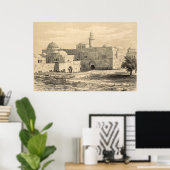 De Tomb van Koning David in Jeruzalem Poster (Thuiskantoor)