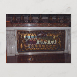 De tomb van paus Saint Pius X Briefkaart