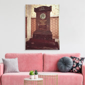 De tombe van Carl Linnaeus Canvas Afdruk (Insitu (Woonkamer))
