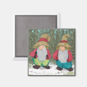 "De Tomten" Kerstmis Magneet (Voorkant / Achterkant)