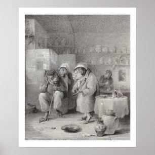 De Toothache - apen - Dentist Kantoor Decor! Poster