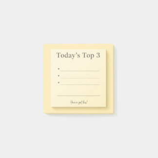 De Top 3 Mini Prioriteiten van vandaag Post-it® Notes