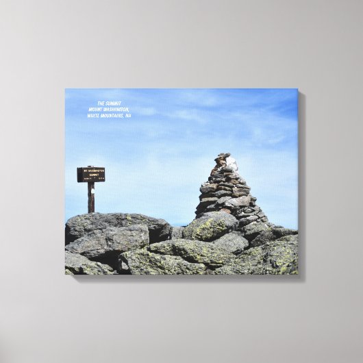 De top, Mount Washington 1 Canvas Afdruk (Voorkant)