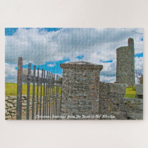 De Toren bij Old Kilcullen. Kerstgroeten Legpuzzel