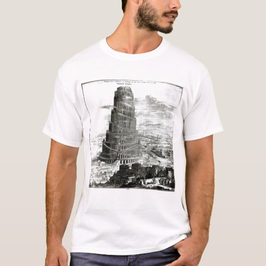 De toren van Babel, 1679 T-shirt (Voorkant)