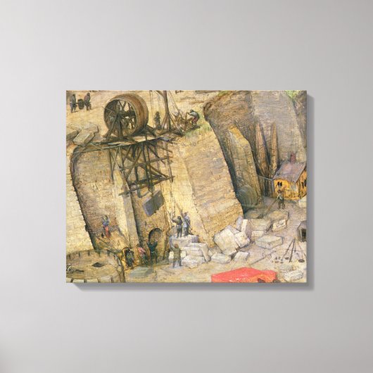 De toren van Babel Canvas Afdruk (Voorkant)