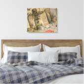 De toren van Babel Canvas Afdruk (Insitu (Slaapkamer))