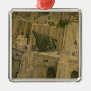 De toren van Babel Metalen Ornament