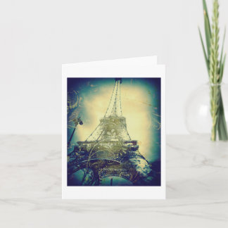 De Toren van Eiffel, de Druk van de Kunst, Blauw Kaart