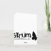 de toren van Eiffel Kaart (Achterkant)