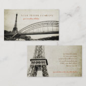 De Toren van Eiffel - Visitekaartje (Voorkant / Achterkant)
