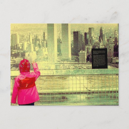 De torens en een kind briefkaart (Voorkant)